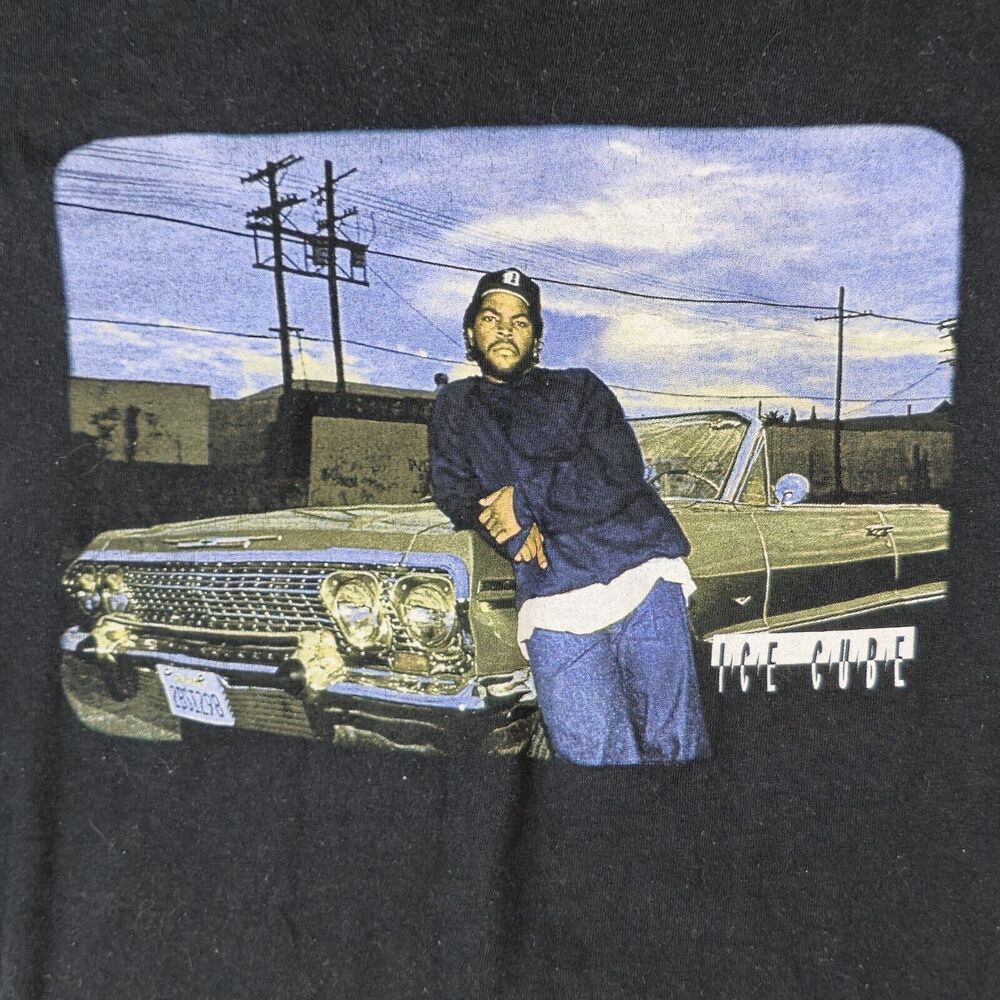 Ice Cube Graphic‎ Rap Tee T-shirt Mens XL Lowrider Impala Hip Hop Retro